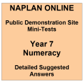 NAPLAN Online MiniTest Answers Numeracy Year 7
